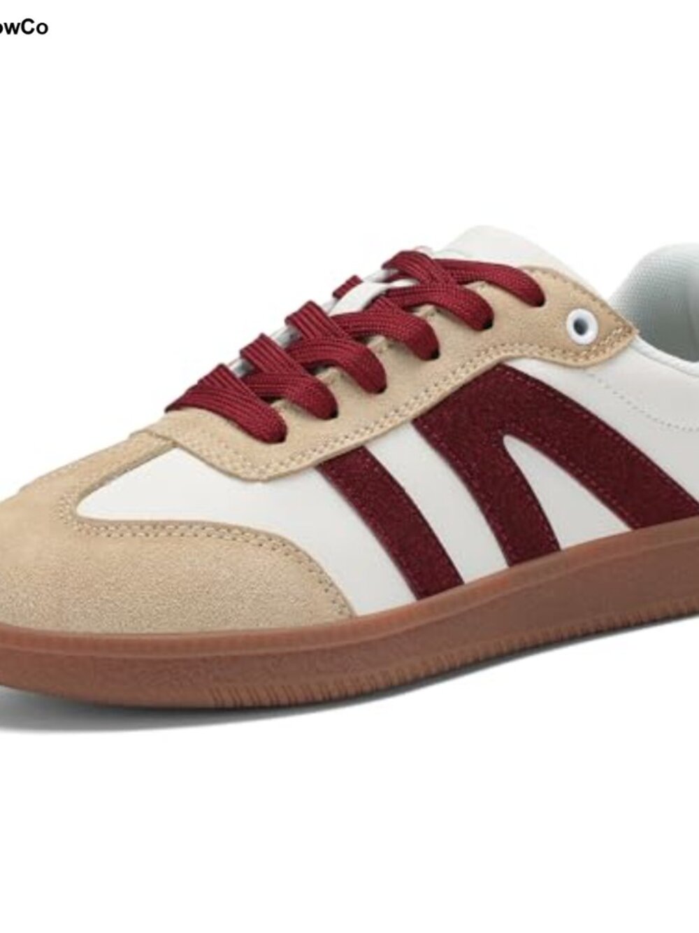Retro Fashion Sneakers Women Gum Sole Lace Up Walking Shoes